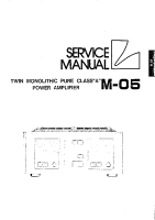 Luxman M-05-Service-Manual 